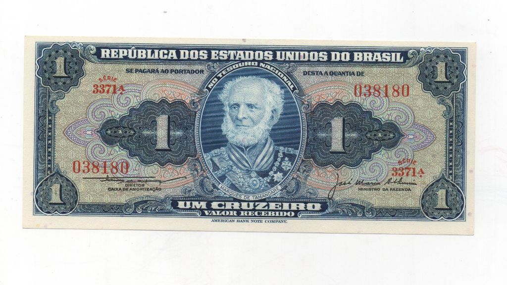 BRASIL DEL AÑO 1954-58 DE 1 CRUCEIRO